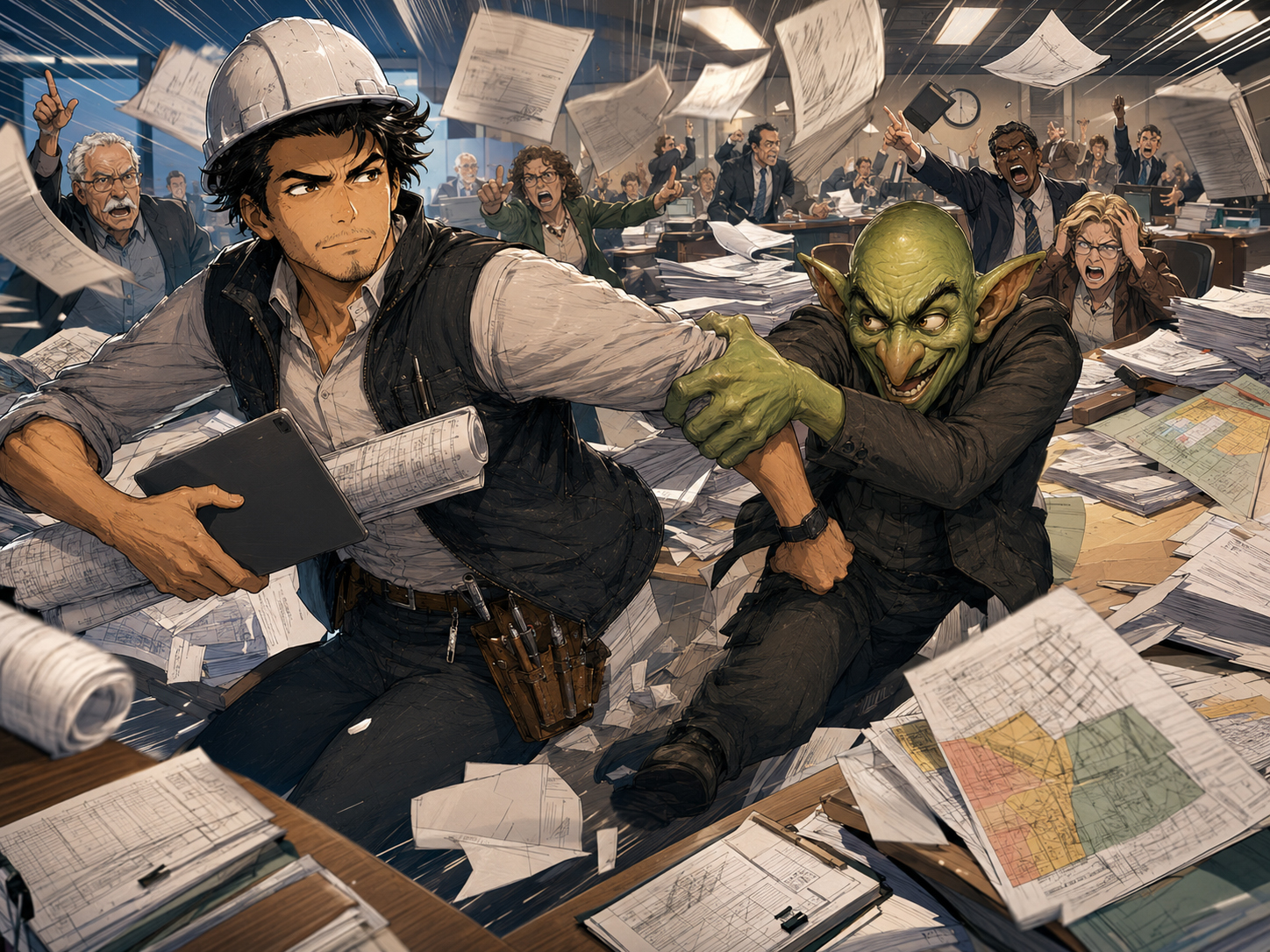 Entitlement Goblin drags Masaru through zoning, planning, comments, and public hearings