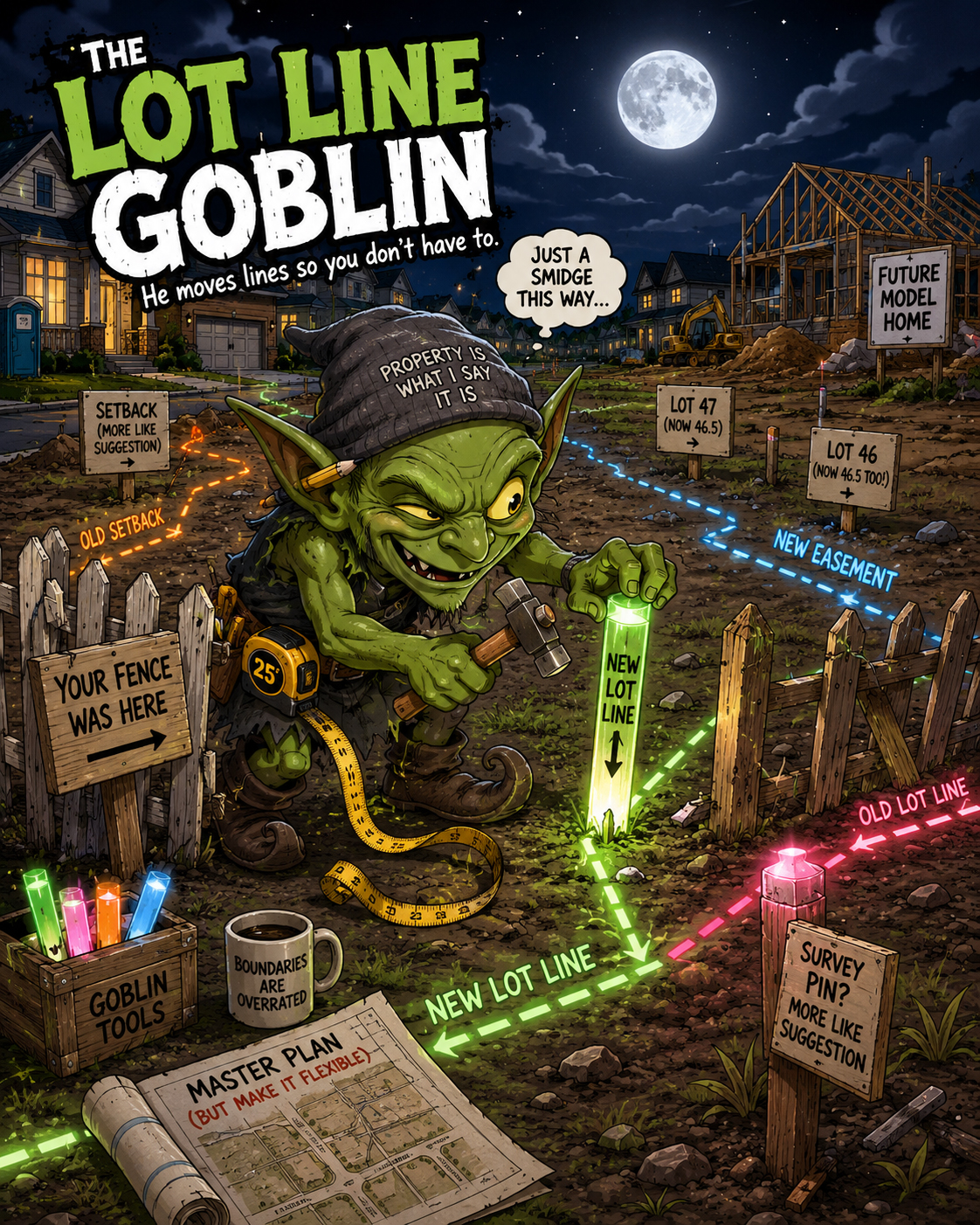 Lot Line Goblin character